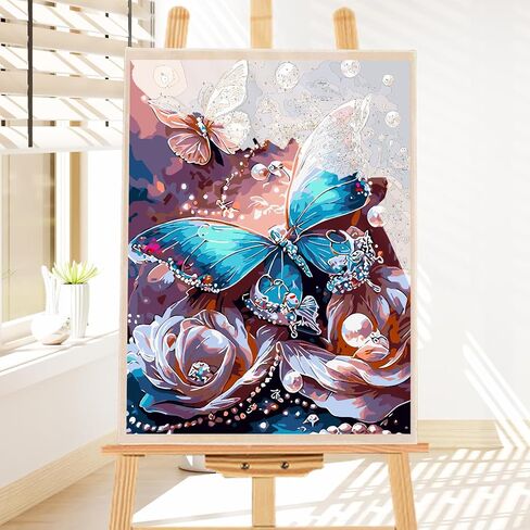 Lxmsja Tree of Life Moon Paint by Numbers for Adults Beginners, Painting by Number with Complete Accessories, DIY Acrylic Drawing Paintworks Artwork, Home Decor 30x40CM in Saudi Arabia