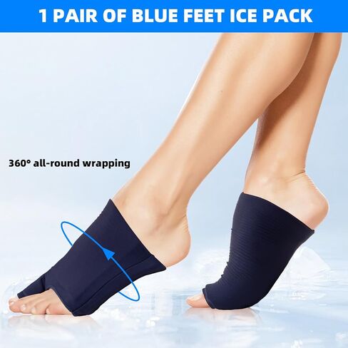 Foot Ice Packs Big Toe for Bunion Relief Gout Pain Relief, Reusable Toe Ice Pack for Hot & Cold Therapies, Gel Foot ice Pack for Swelling, Sprained, Sport Injuries, Fasciitis, Post-Surgery Recovery in Saudi Arabia