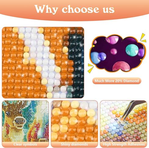 Bowetile Diamond Art Painting Kits for Adults Christmas, 5D Diamond Art Painting Kit Winter Candles, DIY Full Round Drill Diamond Dots Paintings Picture Gem Art Craft for Home Wall Decor 12 x 16 Inch in Kuwait