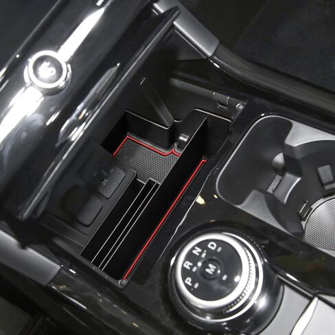 TACOBRO Center Console Tray Compatible with Ford Explorer 2020 2021 2022 2023 2024 Accessories,Compartment Insert Organizer Secondary Storage Box ABS Material in Saudi Arabia