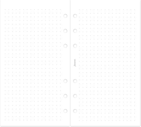 Filofax Calendar Diary Refill, Personal/Compact Size, Week-to-View, Minimal Diary Pack, White Paper, Multilingual: Five Languages, 2024 (C68490-24) in Saudi Arabia