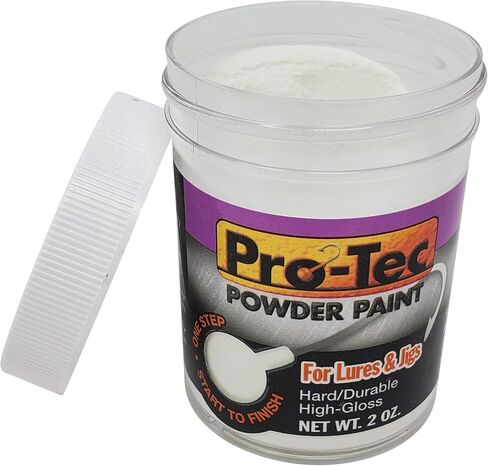 Pro-Tec Jigs and Lures Powder Paint, Jig Head Fishing Paint, Fishing Lure Paint (Glow Bright Green) in Saudi Arabia