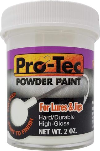 Pro-Tec Jigs and Lures Powder Paint, Jig Head Fishing Paint, Fishing Lure Paint (Glow Bright Green) in Saudi Arabia
