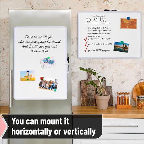Mr. Pen- Dry Erase Board, 18" x 24" with a Black Marker, Pink Frame, Dry Erase Board for Wall, Magnetic Whiteboard for Wall, Dry Erase Boards, Whiteboards, Magnetic White Board in Saudi Arabia