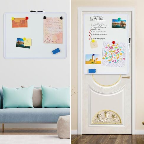 Mr. Pen- Dry Erase Board, 18" x 24" with a Black Marker, Pink Frame, Dry Erase Board for Wall, Magnetic Whiteboard for Wall, Dry Erase Boards, Whiteboards, Magnetic White Board in Saudi Arabia