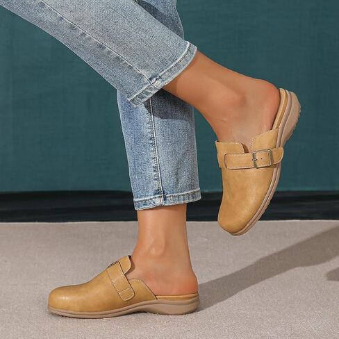 Amoji Women Clogs Slip On Sandals Lady Mule Shoes 711 in Saudi Arabia