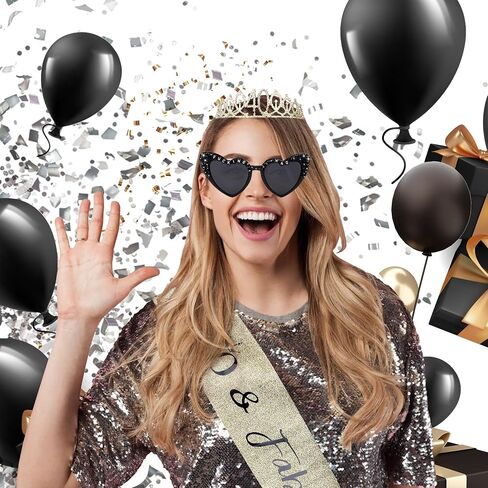 40th Birthday Glasses for Women- 'Hello Forty ' Birthday Sunglasses for Happy Birthday Party Gifts Accessories Party Favors in Saudi Arabia
