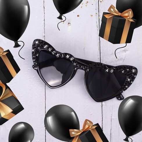 40th Birthday Glasses for Women- 'Hello Forty ' Birthday Sunglasses for Happy Birthday Party Gifts Accessories Party Favors in Saudi Arabia