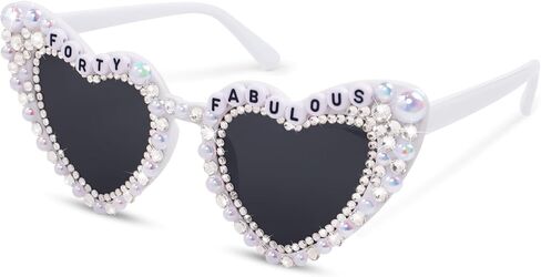 40th Birthday Glasses for Women- 'Hello Forty ' Birthday Sunglasses for Happy Birthday Party Gifts Accessories Party Favors in Saudi Arabia