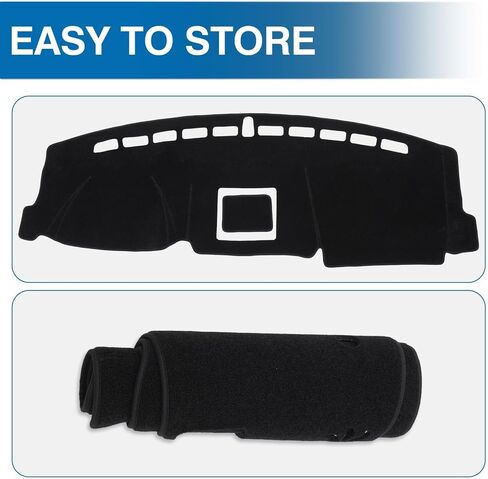 KUST Car Dashboard Cover Mat for Ford F-150 2004-2008 Left Hand Driving Non-Slip Dashboard Mat Pad Interior Accessories for Ford F150 Custom Fit Dash Mat Sunshade Windshield Glare Black in Saudi Arabia