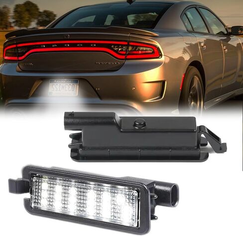 أضواء لوحة ترخيص LED ل دودج دورانجو 2014-2020 رافعة شاحنة خفيفة لنقل السلع الخلفية مجموعة مصابيح مع 18SMD LED ، 68370520AA ، 68244899AA in Saudi Arabia