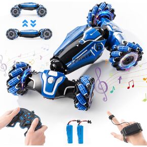 Remote Control Car, Gesture Sensing RC Stunt Car, 4WD Offroad for Rotating, 2.4 Ghz Remote Control and Hand Controlled Twist Cars,Transform RC Cars, Toy Presents for Boys and Girls Age 6-12