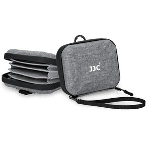 JJC Hard Shell Lens Filter Pouch Case for 10 Circular Filters Up to 67mm, Dustproof & Water-Resistant Camera Lens Filter Storage Wallet for ND UV CPL Filter