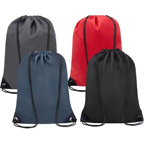 2PCS Drawstring Bags Bulk, String Backpack for Men Women, Cinch Bag Draw String Back Bag for Gym, Sports, Travel, Swimming, Beach, Navy Blue