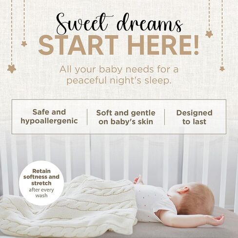 Bassinet Sheet for Bassinet Mattress - 100% Organic Jersey Knit Cotton - Snuggly Soft & Cozy Crib Sheets Fitted for Oval Rectangle & KoolaBaby Bedside Sleeper - White & Grey - 2 Pack (33 x 20) in Kuwait