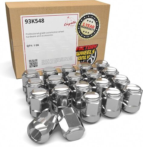 Wheel Accessories Parts Set of 20 12x1.5 OEM Ball Seat Lug Nuts fit Honda, Acura, Isuzu 90381-SV7-A01, 90381-SV1-981, 90381-SR3-981 611-138 Wheel Lug Nut in Saudi Arabia