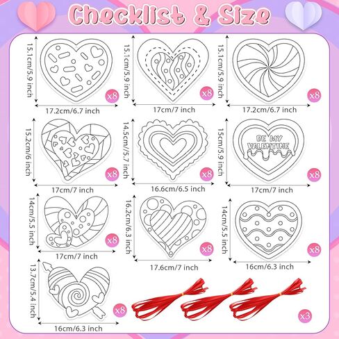 JAPBOR Easter Eggs Coloring Crafts - 83PCS Easter Colour Cards Kits for Kids, Color Your Own Eggs Hanging Ornaments, DIY Paint Drawing Spring Bunny Paper Bulk School Classroom Activities Party Favor in Kuwait