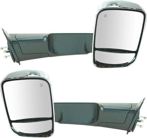 Trail Ridge Towing Mirror Power Heated Chrome Pair LH RH for NV 1500 2500 3500 in Saudi Arabia