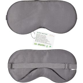 100% Tencel Eye Mask - Sleeping Mask, Sleep Eye Mask Men, Light Blocking Sleep Masks for Women, Sleep+mask Eye Shade Cover for Travel, Night Eye Masks Sleep Blindfold Eye Pillow Blackout Black Eyemask
