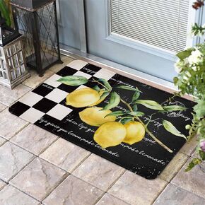 Christmas Snowman Red Balls Kitchen Mat Set of 2, Cushioned Anti-Fatigue Kitchen Rugs, Waterproof & Non-Slipping Kitchen Mat for Floor, Black Snowflake Xmas Tree Kitchen Rugs and Mats for Laundry