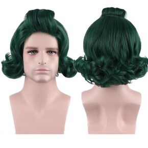 Medium Length Deep Orange Fluffy Curly Wig Bungo Stray Dogs Chuuya Nakahara Anime Show Comic Cosplay Costume Wigs