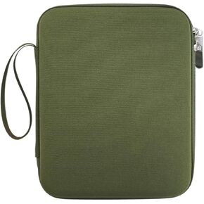 Card Case for Yoto cards 120 Pockets, Large Capacity Portable Folder with 2 Zipper and Carry Strap, Card Binder Holder with Sleeves for Travel (Grey)