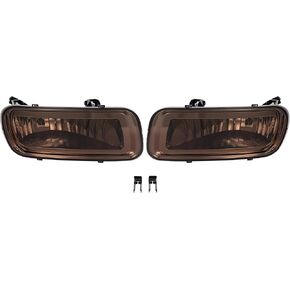 HECASA Fog Lights Compatible with 2004-2006 Ford F-150 F150 Replacement for 5L3Z15200A 5L3Z15201A FO2593209 FO2592209 Fog Lamp Clear Lens Driver & Passenger Side