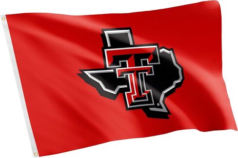 Desert Cactus Texas Tech University Flag Red Raiders Flag Banners 100% Polyester Indoor Outdoor 3x5 feet Flags (Style Y) in Saudi Arabia