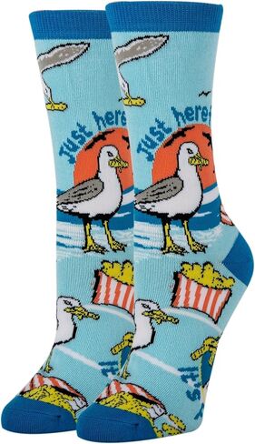 ooohyeah Women's Novelty Fun Saying Retirement Crew Socks, Funny Crazy Dress Socks, Retired in Kuwait