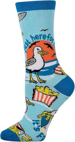 ooohyeah Women's Novelty Fun Saying Retirement Crew Socks, Funny Crazy Dress Socks, Retired in Kuwait