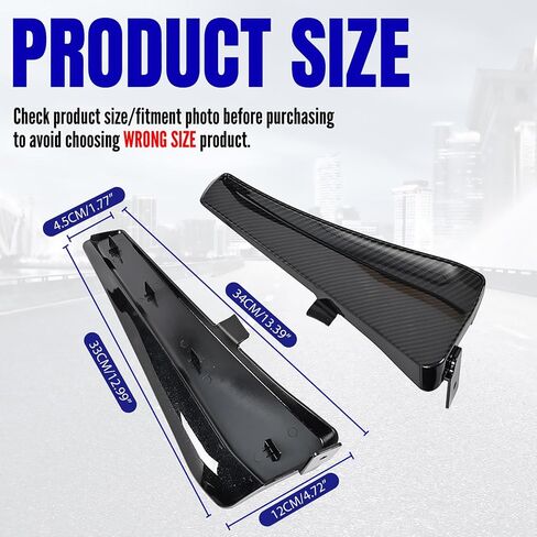 Extended Front Splash Guards Mud Flaps,ABS Plastic Side Rock Guards Mudflap Fender Mudguard ﻿ Accessories for Corvette C8 Z06/E-Ray 2023-2024 in Saudi Arabia