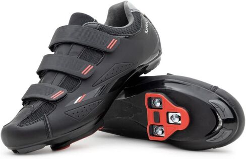 Tommaso Strada Mens Peloton Shoes with Pre-Installed Delta Cleats—Cycling Shoes for Men's—Cycling Shoes Delta Compatible—Indoor Cycling Shoes for Men—Cycling Road Bike Shoes—Spin Shoes Size US 12 in Kuwait