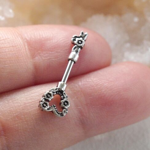 2Pcs 16G Scissors Cartilage Earrings, Surgical Steel Stud Earrings for Helix Piercing, Cartilage Piercing in Saudi Arabia