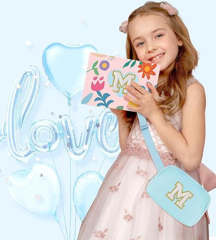 Initial Belt Bag Preppy 4 5 6 7 8 9 10 11 12 13 Year Old Girl Birthday Gifts Cute Crossbody Bags Small Fanny Waist Pack Christmas Trendy Gift for Daughter Granddaughter Women Teen Girl Purple A in Kuwait