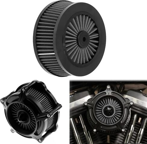 Motorcycle Air Filter Replacement Intake Air Cleaner Element Fit for Harley Sportster XL Touring Road King Street Glide Dyna Softail Blue in Saudi Arabia