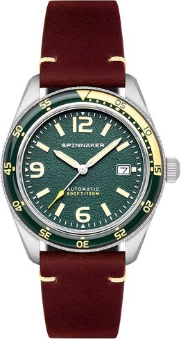 ساعة Spinnaker للرجال 43 ملم Fleuss أوتوماتيكية بحزام جلدي أصلي SP-5055 in Kuwait