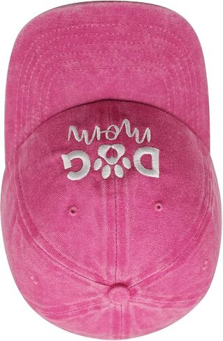 Dog Mom Gifts for Women, Dog Mom Hat, Mothers Day Christmas Birthday Gifts for Dog Lovers - Adjustable Caps in Saudi Arabia