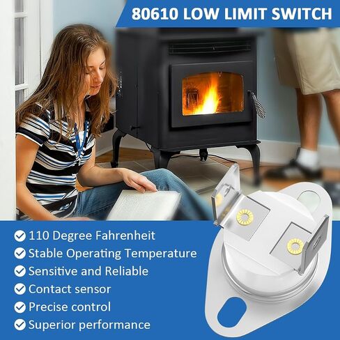 31091 Limit Switch Replacement for Atwood Hydro Flame Dometic RV Furnace Heater 190℉ High Temperature L190 Limit Switch in Saudi Arabia