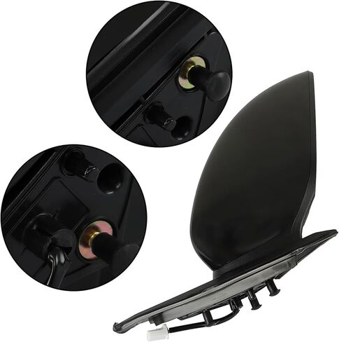 TO1320178 TO1320179 Driver Power Mirror Replacement for 2003-2008 Toyota Corolla, Medium, black in Saudi Arabia