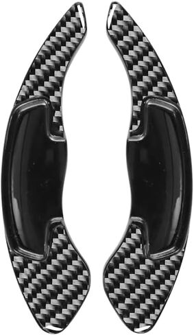Newsmarts Steering Wheel Paddle Shift Extension, Carbon Fiber Black Steering Wheel Shifter ABS Plastic for Honda Accord 2013-2020, Civic 10th 2016-2021 in Saudi Arabia