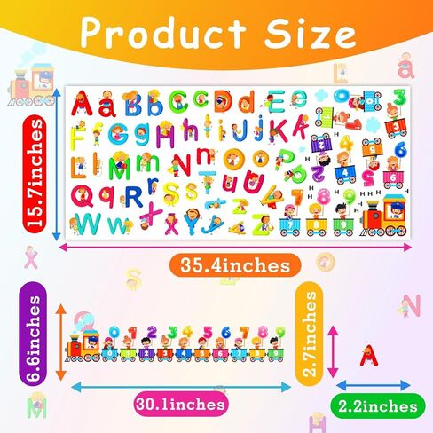 Alphabet Wall Decals Letters ABC Wall Stickers Removable Learning Educational Wall Decals Peel and Stick Colorful Alphabet Wall Stickers for Kids Nursery Toddler Playroom Classroom Decor in Kuwait
