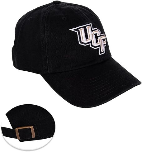 University of Central Florida Baseball Hat Knights UCF Brimmed Embroirderd Hats Cap Adjustable Cloth Strap Adult (Style E) Gray in Saudi Arabia
