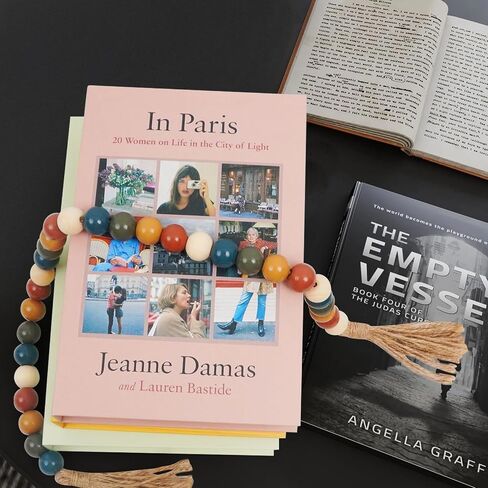 6 PCS Folded Faux Books for Decoration for Coffee Table Decor with Wooden Beads,Decorative Books Set Books for Home Decoration, Living Room, Entryway, Bookshelf, and Entry Decor in Saudi Arabia