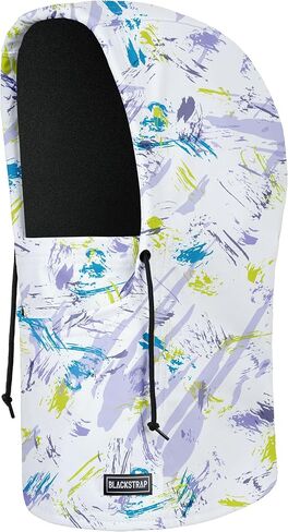 BLACKSTRAP Camber Hood Therma Dual Layer Adjustable Balaclava Ski Mask, Over or Under Helmet Compatible, Adult Unisex, One Size Fits All, Overcast Teal in Saudi Arabia