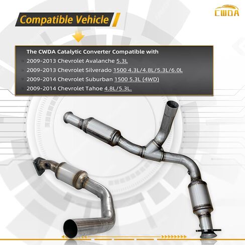 Front Catalytic Converter Left & Right 16197 16198 Compatible with 2003-2008 Infiniti G35 350Z FX35 3.5L,2003-2007 Nissan 350Z 3.5L Base Coupe 2-Door Replace 43214 43215 in Saudi Arabia