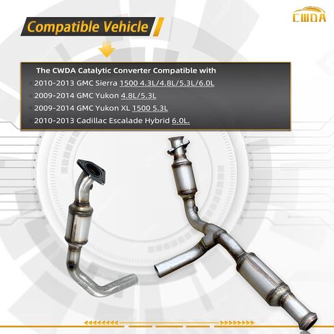 Front Catalytic Converter Left & Right 16197 16198 Compatible with 2003-2008 Infiniti G35 350Z FX35 3.5L,2003-2007 Nissan 350Z 3.5L Base Coupe 2-Door Replace 43214 43215 in Saudi Arabia