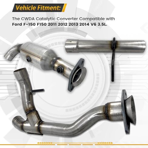 Front Catalytic Converter Left & Right 16197 16198 Compatible with 2003-2008 Infiniti G35 350Z FX35 3.5L,2003-2007 Nissan 350Z 3.5L Base Coupe 2-Door Replace 43214 43215 in Saudi Arabia