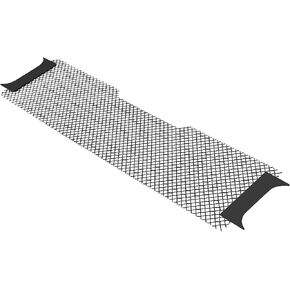 APS Compatible with Ford F-250 F-350 F-450 F-550 SD 2011-2016 Lower Bumper Stainless Steel Black Mesh Rivet Studs Grille Insert FL6829H