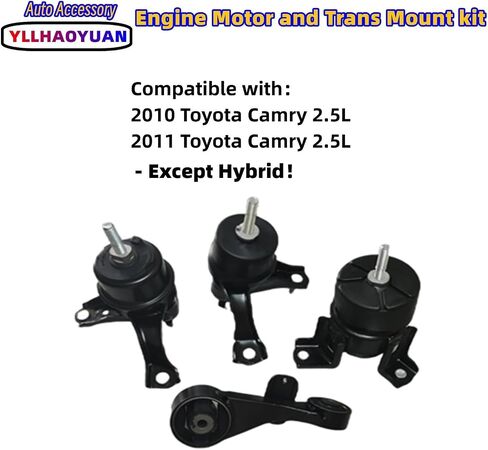 Engine Motor Mount Set 4pcs Compatible with Equinox/ Terrain 2010-2017 L4 2.4L Fits for Captiva Sport 2012-2015 L4 2.4L Replacement for A5633 A5659 A5562 A5618 in Kuwait