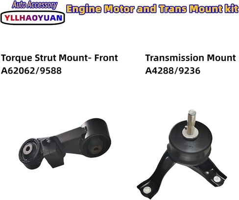 Engine Motor Mount Set 4pcs Compatible with Equinox/ Terrain 2010-2017 L4 2.4L Fits for Captiva Sport 2012-2015 L4 2.4L Replacement for A5633 A5659 A5562 A5618 in Kuwait